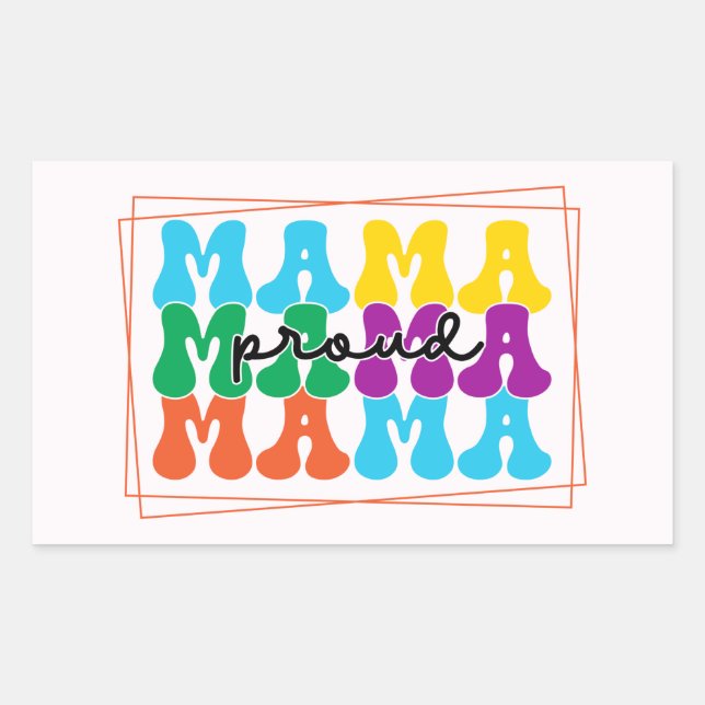Stickers Fiers Mama Autisme (Devant)