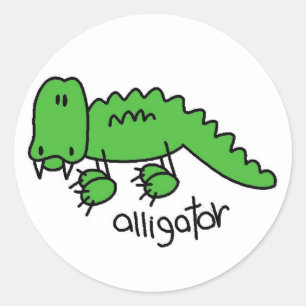 Stickers Figure Alligator Sticker