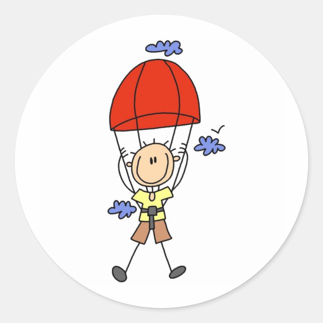 Stickers Figurine Sky Diver (Devant)