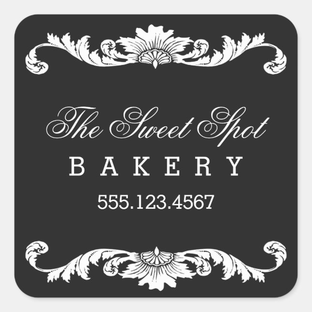 Stickers Filigree couleur personnalisée (Devant)