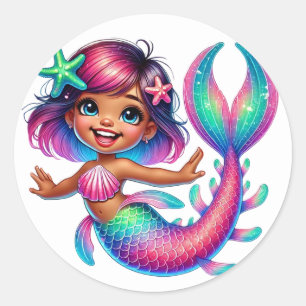 Stickers Fille Sirène