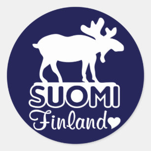 stickers Finlande Moose