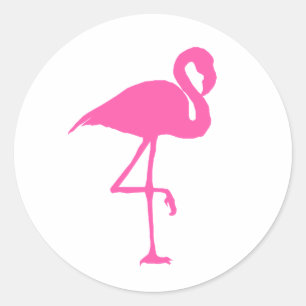Stickers Flamant rose rose