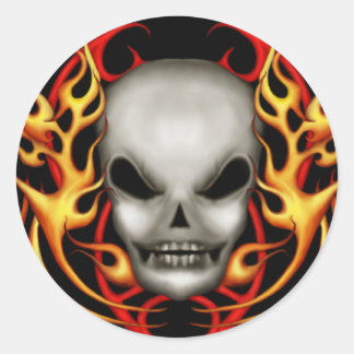 Stickers Flames du crâne
