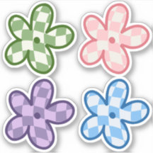Stickers Fleur Danois Pastel esthétique marguerite