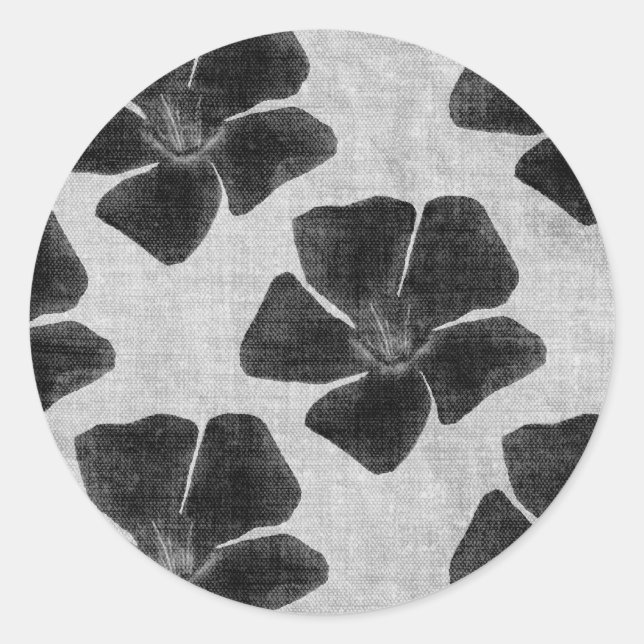 Stickers Fleur Noire (Devant)