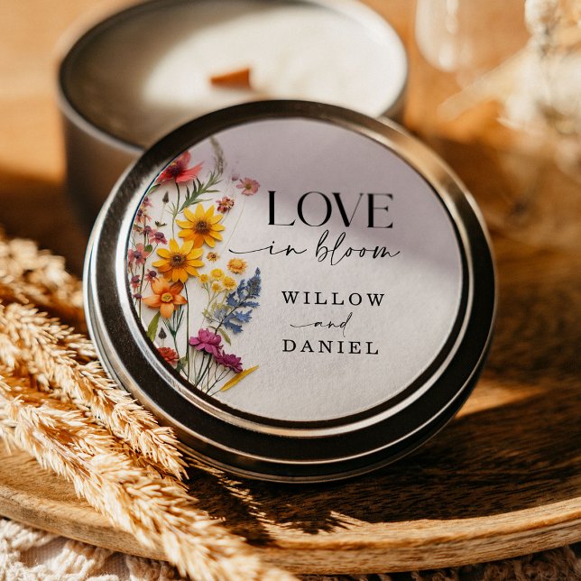 Stickers Fleur sauvage Boho Fleurs Pressées (Créateur téléchargé)