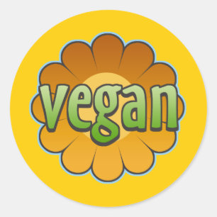 Stickers Fleur Vegan