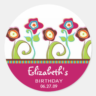 Stickers Fleurs Funky