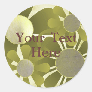 Stickers Fleurs Jaunes