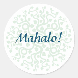 Stickers Floral Mahalo petits ronds