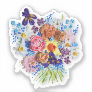 Stickers Floraux gais