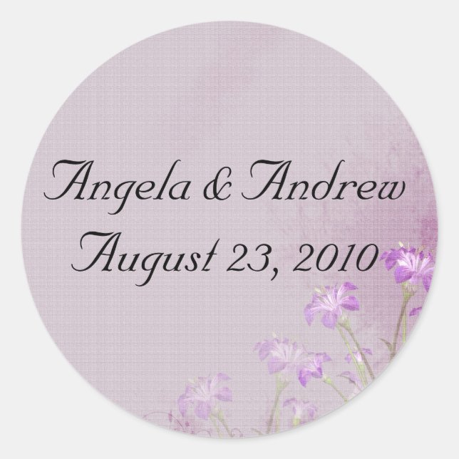 Stickers floraux lavande (Devant)