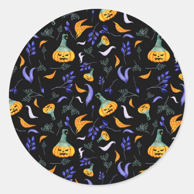 Stickers Forêt d'Halloween (Devant)
