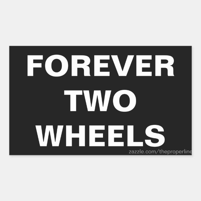 Stickers Forever Two Wheels (Devant)