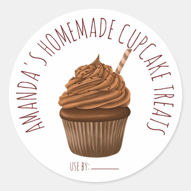 Stickers Forfait Cupcakes maison (Devant)