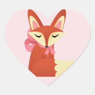 Stickers Fox mignonne