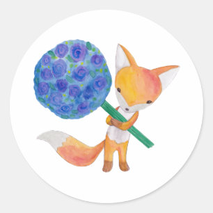 Stickers Fox Red Fox Favoriser Stickers Merci cade