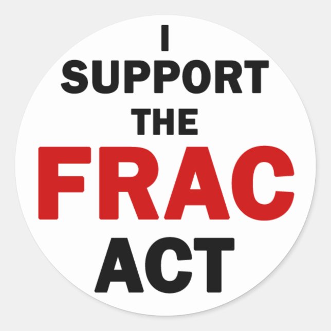 Stickers FRAC Act (blanc) (Devant)