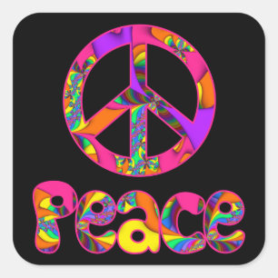 Stickers Fractal Peace Me Bright