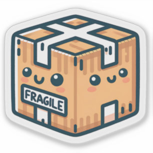 Stickers fragiles pour petites entreprises ou maga