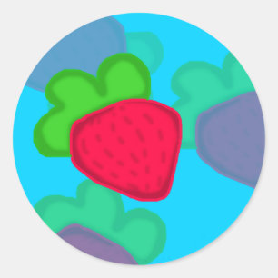 stickers fraise