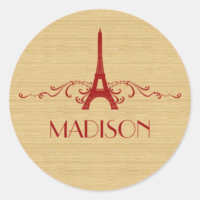 Stickers Français Rouge (Devant)