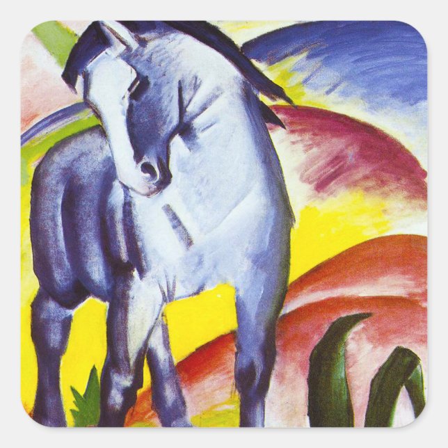 Stickers Franz Marc Blue Horse (Devant)