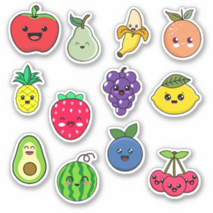 Stickers Fruit Cute Kawaii