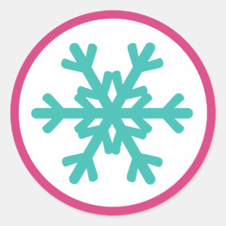 Stickers Fuchsia Pink Aqua