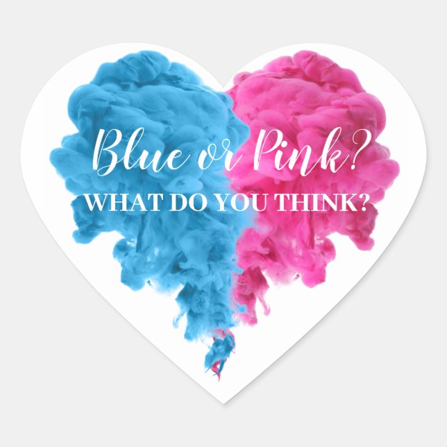 Stickers Fumée à thème Genre Révéler la fête (Devant)