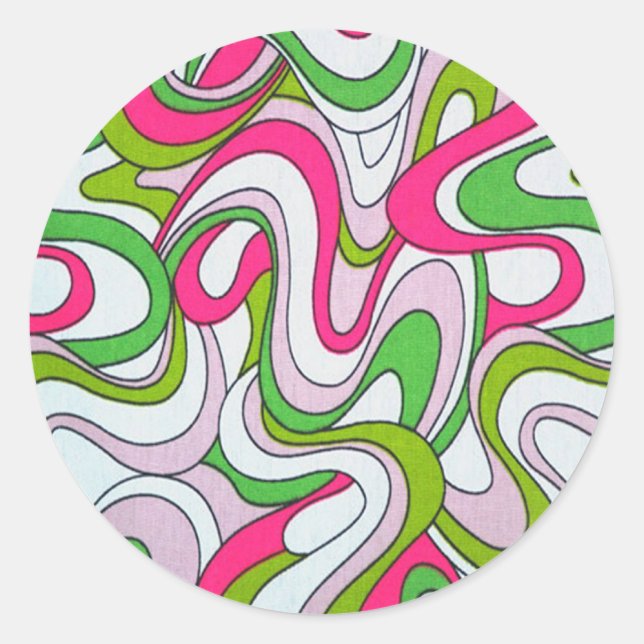 Stickers funky Retro (Devant)