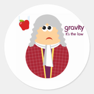 Stickers Funny Isaac Newton