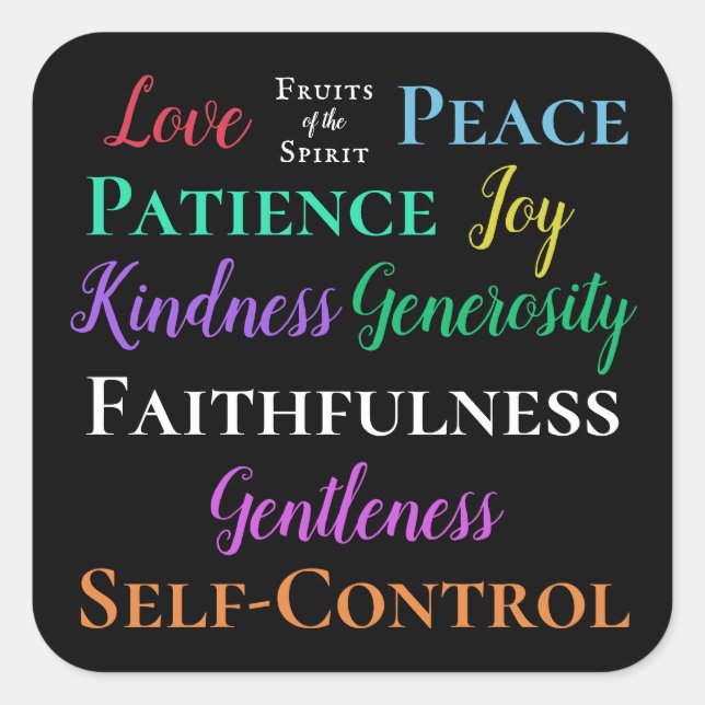 Stickers Galates 5:22-23 (Devant)