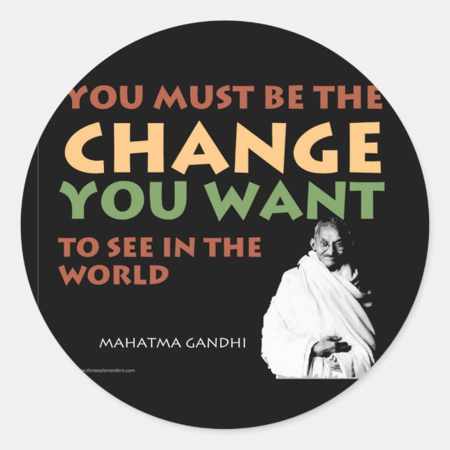Stickers Gandhi (Devant)
