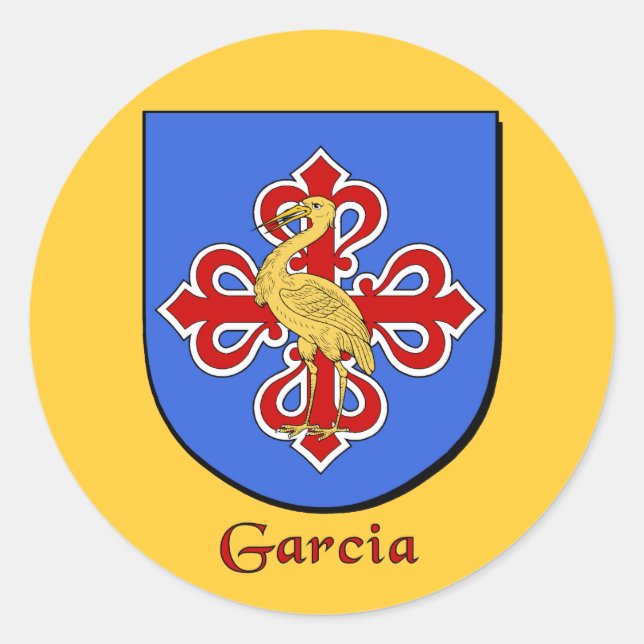 Stickers Garcia Family Shield (Devant)