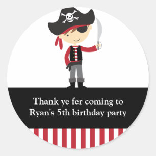 Stickers Garçon Pirate