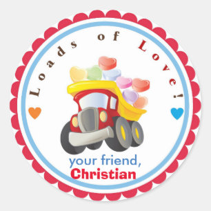 Stickers Garçon Saint Valentin - Enfants Saint Val