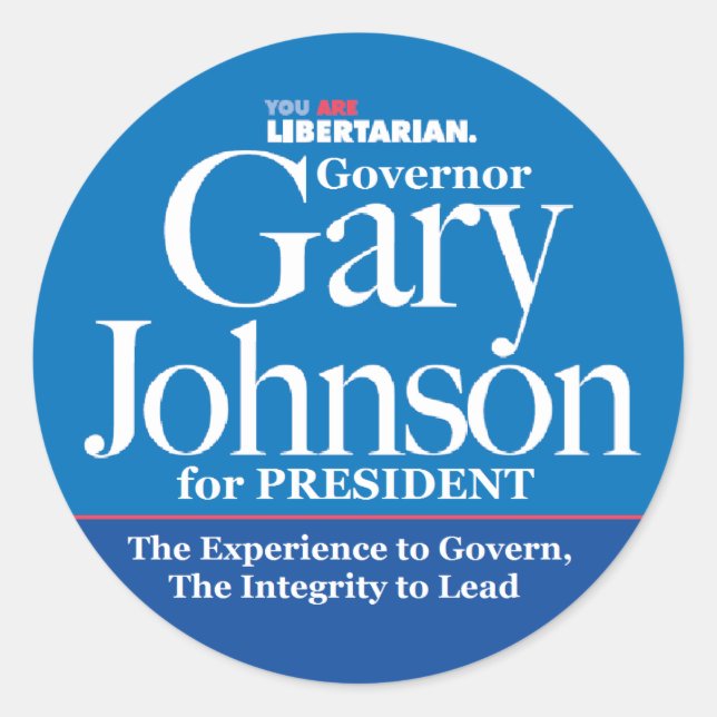 Stickers Gary Johnson (Devant)