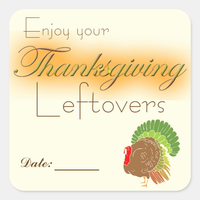 Stickers gauche Thanksgiving (Devant)