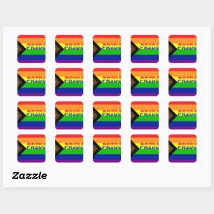 Stickers gay pride LGBTQ+ Progress Advocacy