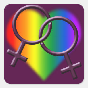 Stickers gay pride Sexe Lesbienne Love Sticker