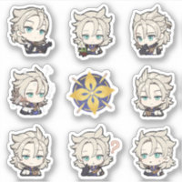 Stickers Genshin Impact Chibi Albedo