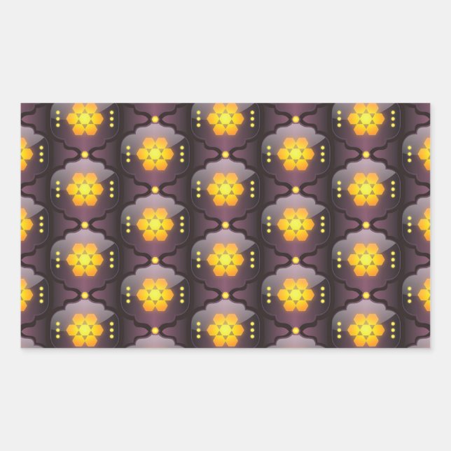 stickers géométriques de style marocain (Devant)