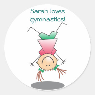 Stickers Girls Gymnastique