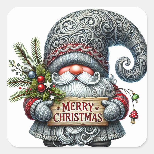 Stickers Gnome de Noël (Devant)