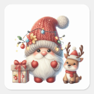 Stickers Gnome de Noël