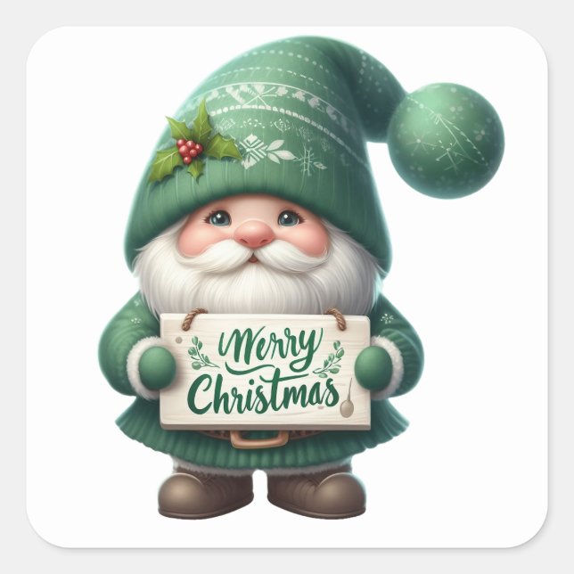 Stickers Gnome de Noël (Devant)
