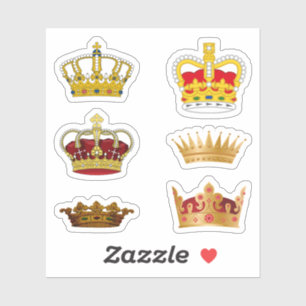 Stickers Gold Crown