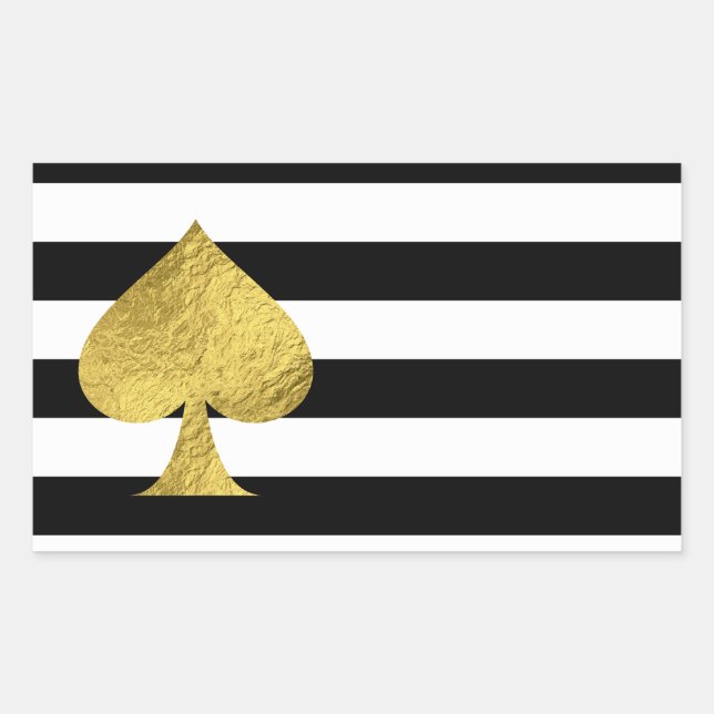 Stickers Gold Foil Ace of Spades (Devant)